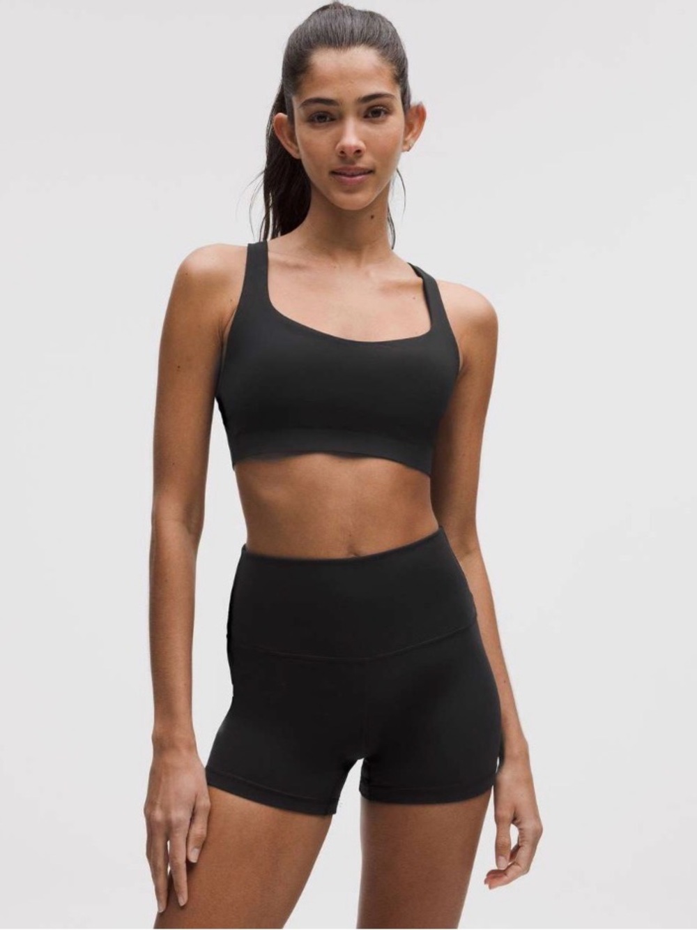 Lululemon FlexyFlex Strappy Yoga Bra *Light Support, A-C Cups
Black